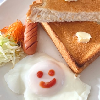 にっこりニコちゃん目玉焼きの作り方